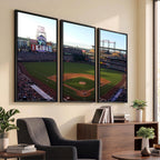 Colorado Rockies Coors Field Wall Art Canvas Print, MLB Baseball Stadium