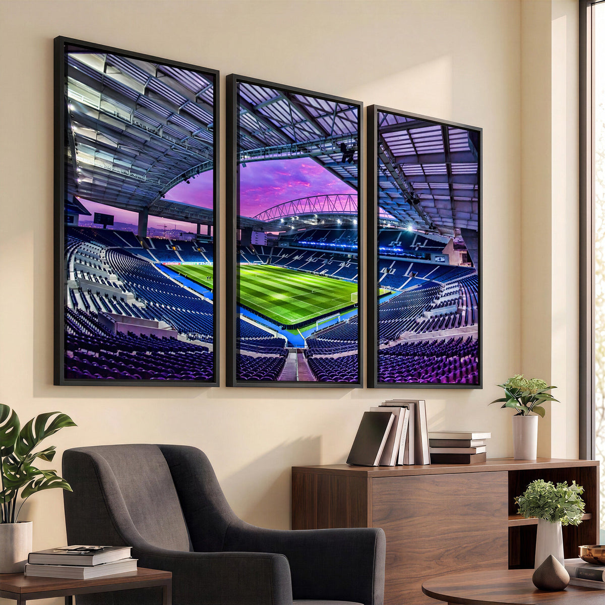 FC Porto Soccer Team Print Canvas, Dragon Stadium Wall Art