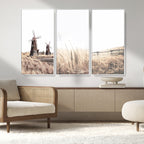 Farm Prints, Set of 6 Farmhouse Wall Art Canvas, Country House Decor