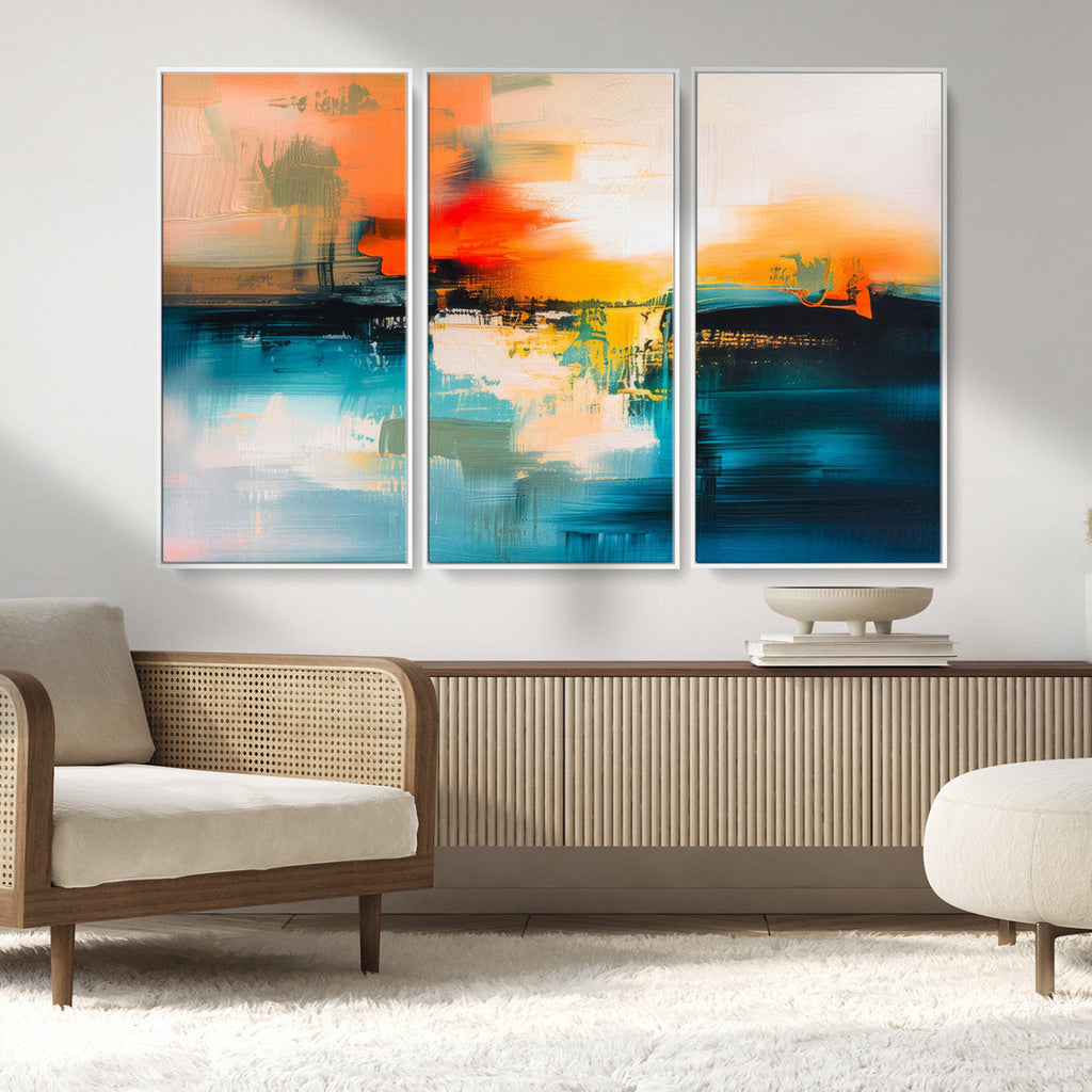 Colorful Abstract Wall Art | Bold Modern Canvas Print | Ready to Hang