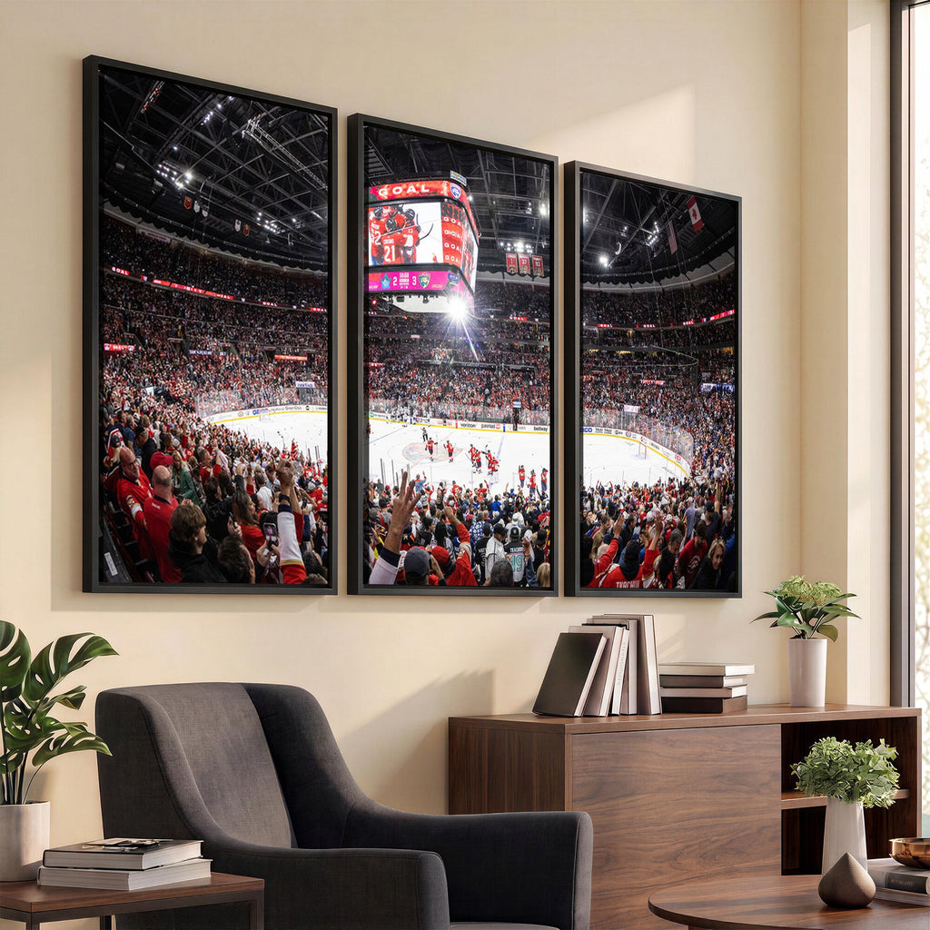 Amerant Bank Arena Wall Art Canvas Print, Hockey Arena