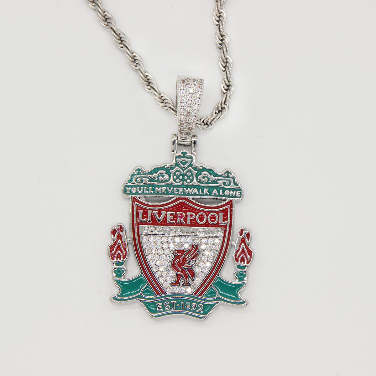Liverpool Football Club Necklace – LFC Crest Pendant Jewelry Gift for Fans
