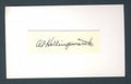 Al Hollingsworth Reds Dodgers Phillies Signed/Autograph Cut 3x5 Index Card