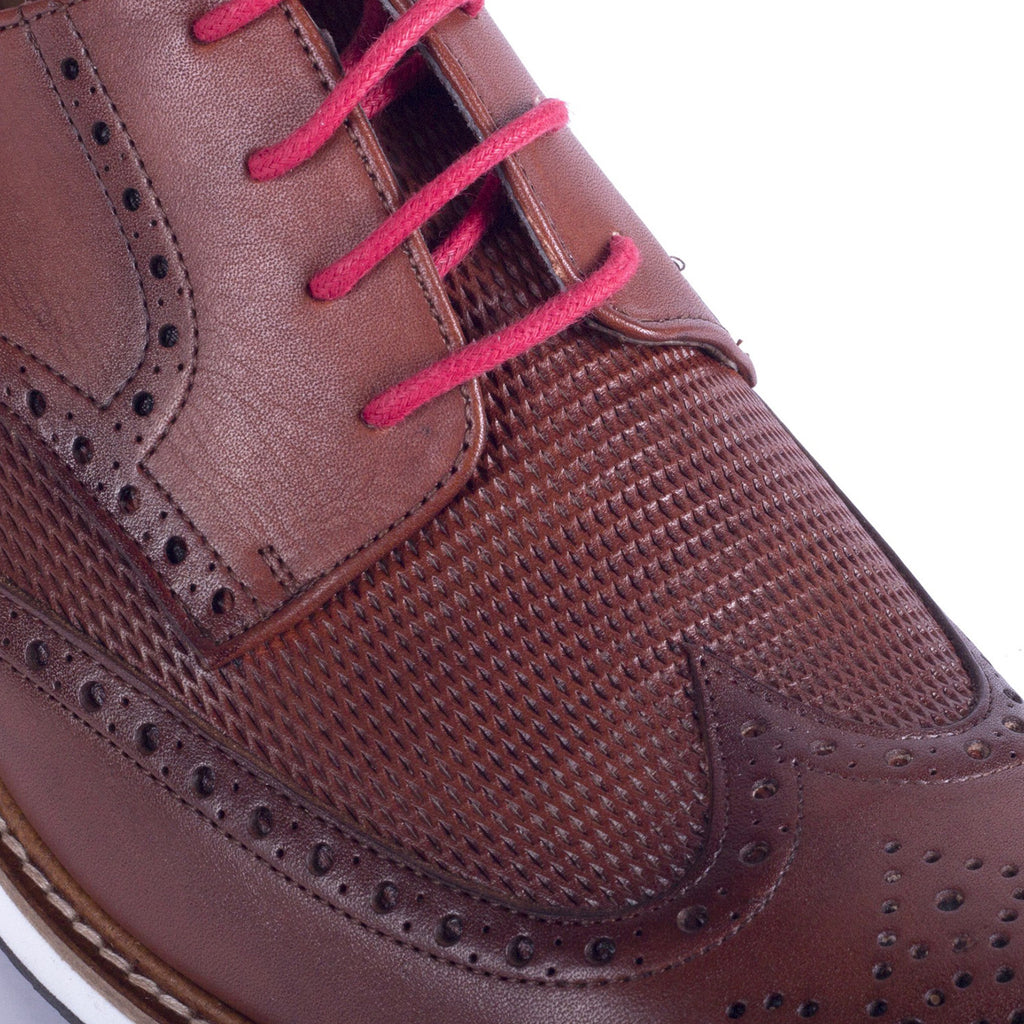 Crilan Leather Derby // Brown