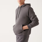 Steve Hooded Sweatshirt // Anthracite