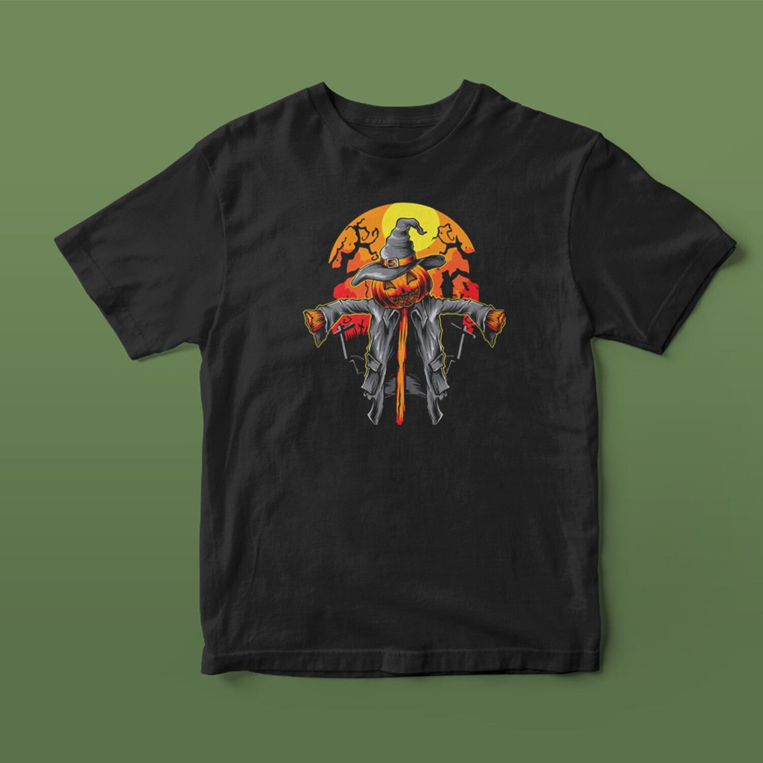 Scarecrow T-Shirt // Halloween Collection // Black