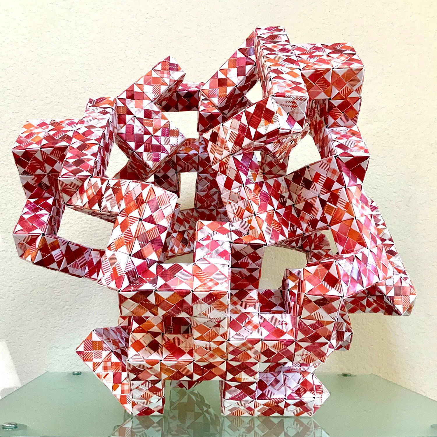 Twisted Symmetry Original Design Paper Sculpture