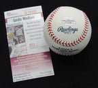 Gordie Windhorn Signed/Auto Yankees 100th OML Baseball JSA Inscr  186792