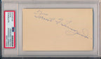 Forrest Twogood USC Basketball Coach Signed/Auto 3x5 Index Card PSA/DNA 156383