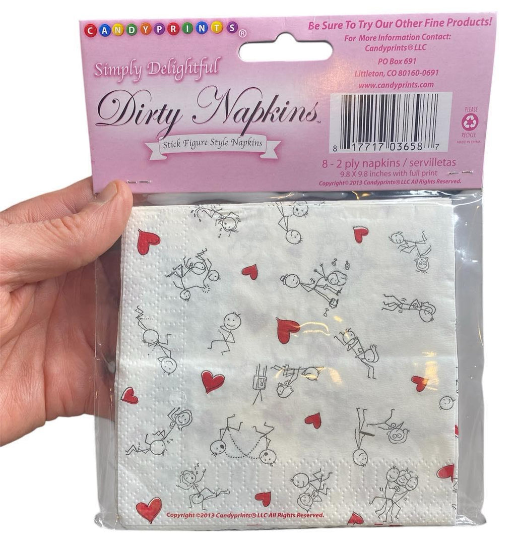 Dirty Stick Figures Party Plates & Napkins Set – Funny Bachelorette Decorations