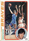 Swen Nater Autographed 1978-79 TOPPS Basketball Card #23 Braves 182988