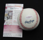 Edwar Ramirez Signed/Auto Yankees 100th OML Baseball JSA  186891