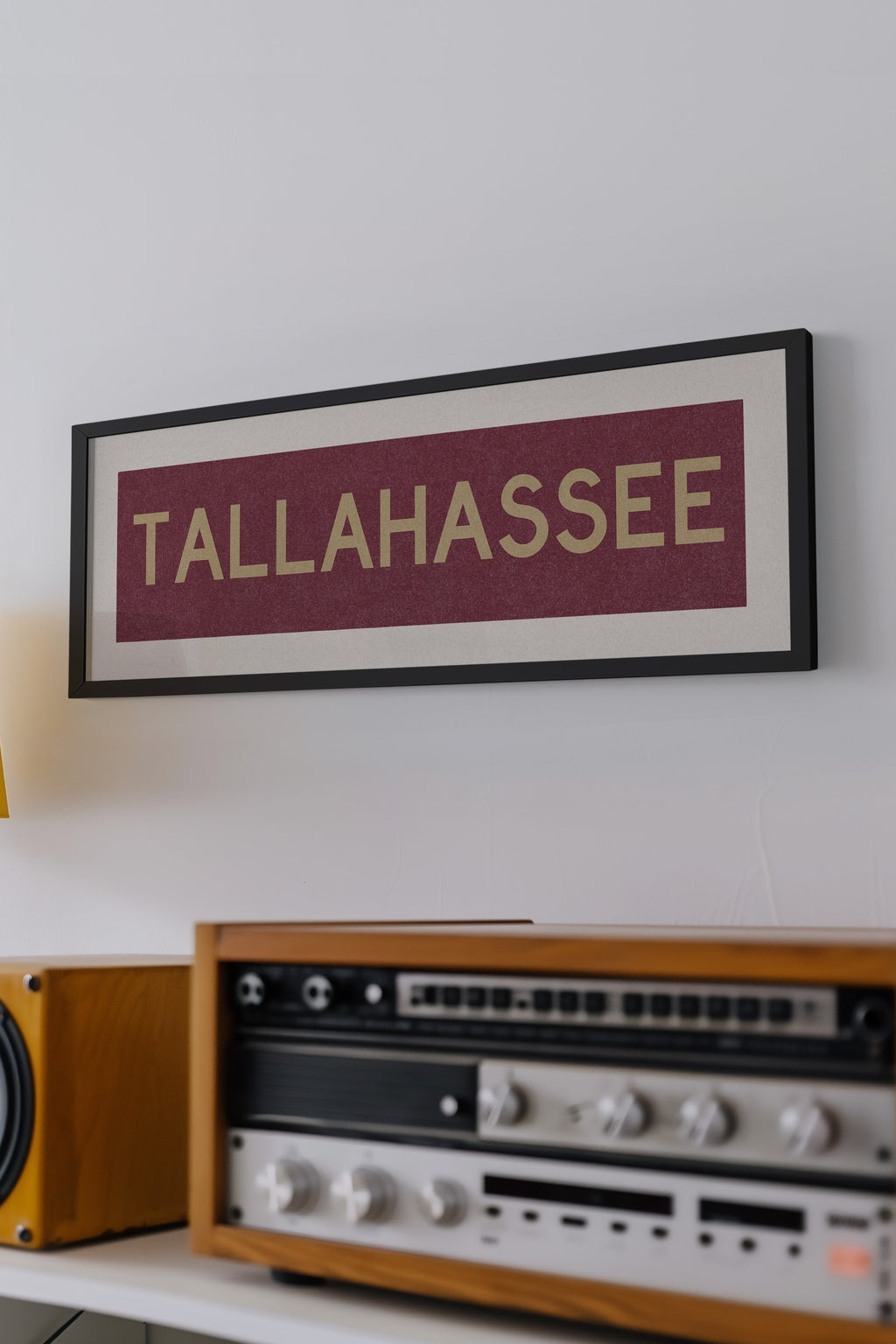 Framed Tallahassee Garnet Bus Scroll