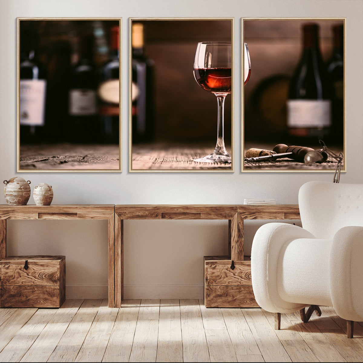 Red Wine and Bottle Canvas Print