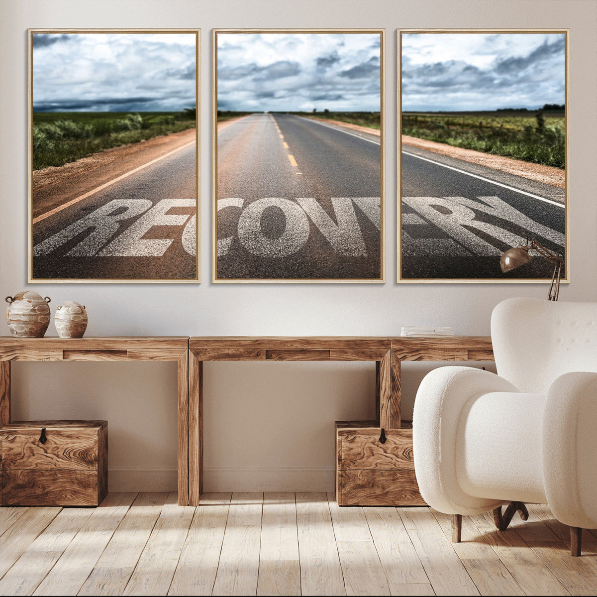 Recovery Road Wall Art Canvas Print