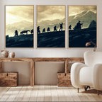 Fellowship Journey Wall Art | Fantasy Adventure Canvas Print