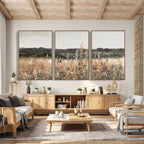 Rustic Field Landscape Wall Art Print, Giclee Canvas Wall Art