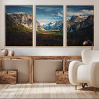 Yosemite National Park Wall Art Canvas Print, Framed El Capitan Mountain Landscape