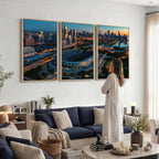 Chicago Bears Soldiers Field Wall Art Canvas Print