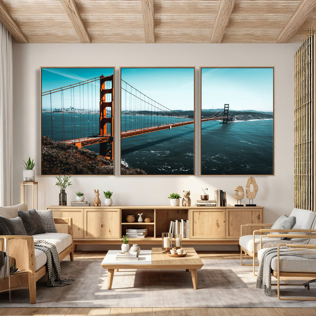 Golden Gate Bridge Wall Art Canvas Print | San Francisco Landmark Photography