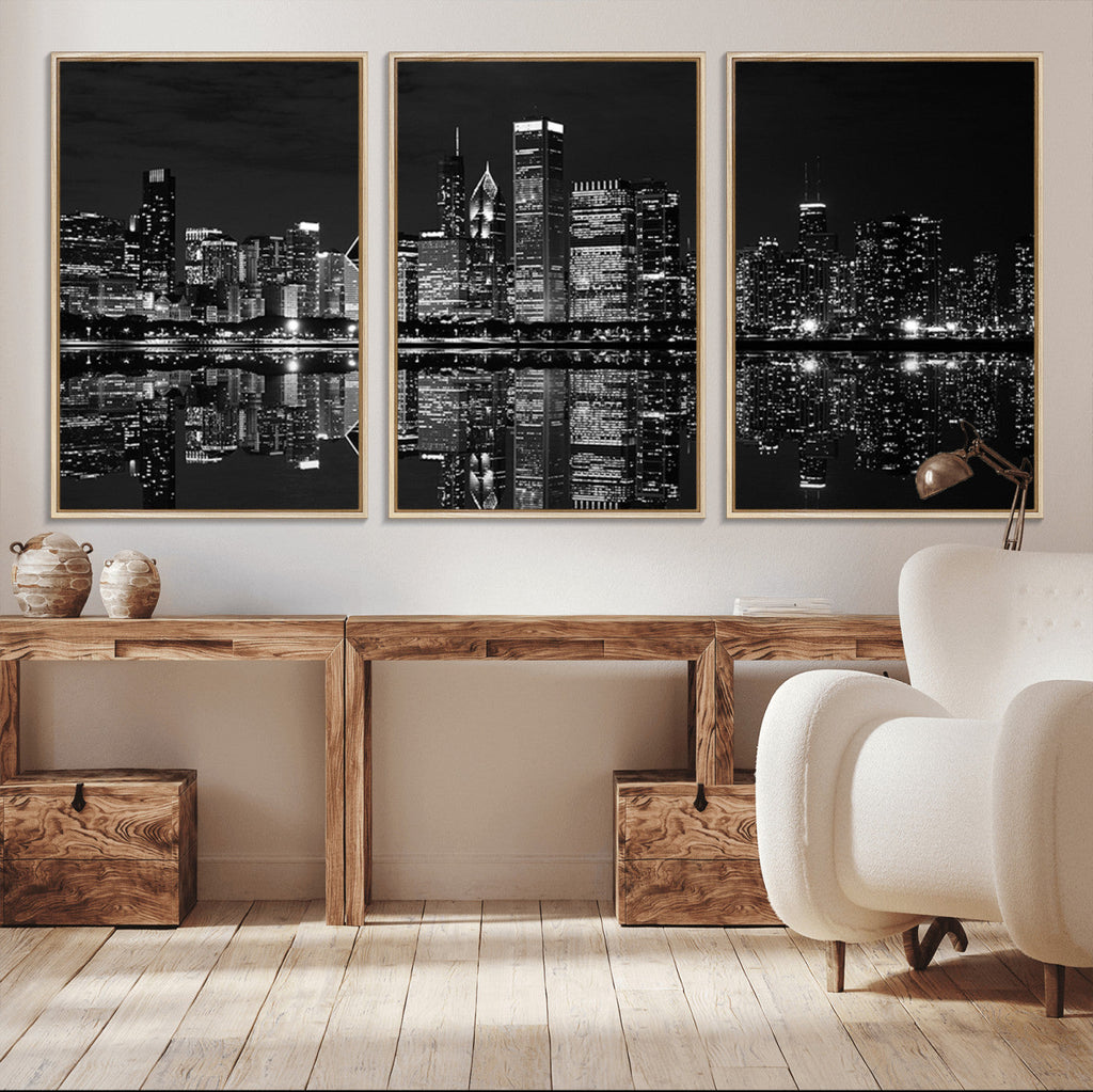Chicago Wall Art Canvas Print