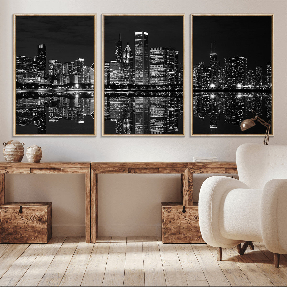 Chicago Wall Art Canvas Print