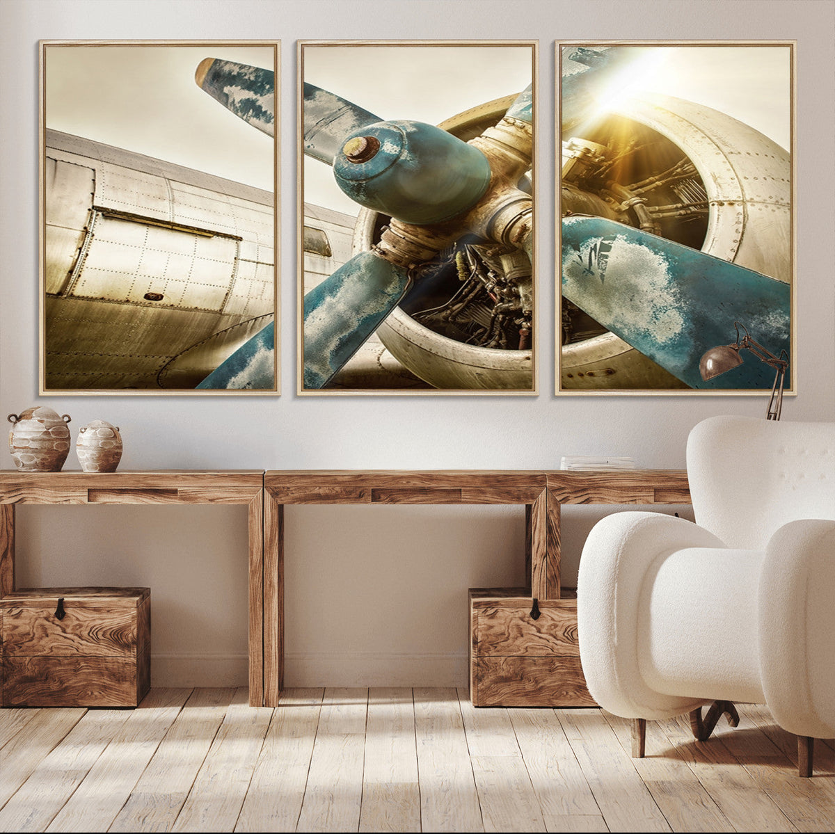 Vintage Airplane Canvas Print