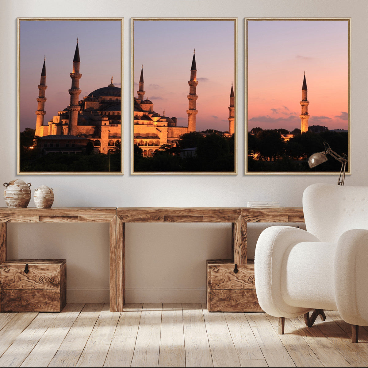 Wall Art Turkey Istanbul Skyline Canvas Print
