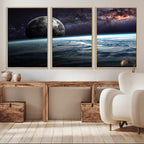 Space and Planet Canvas Print