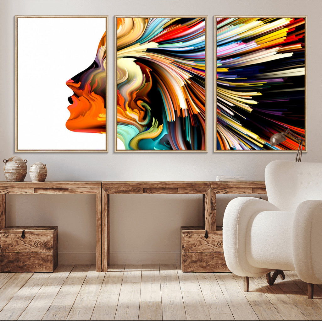 Profile Colors Canvas Print