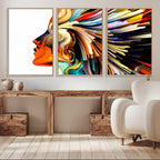 Profile Colors Canvas Print
