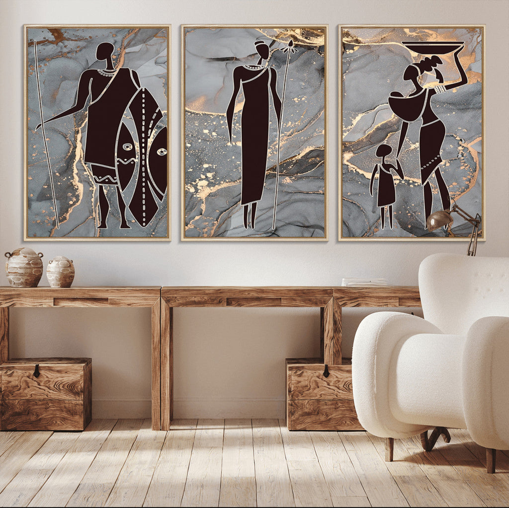 African American Wall Art | Elegant African Women Canvas Print