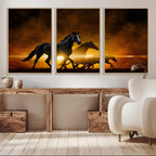 Horse Wall Art Canvas Print, Multi Panel Animal Canvas Print