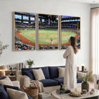 Texas Rangers Baseball Team Print, Arlington Globe Life Field Stadium Wall Art