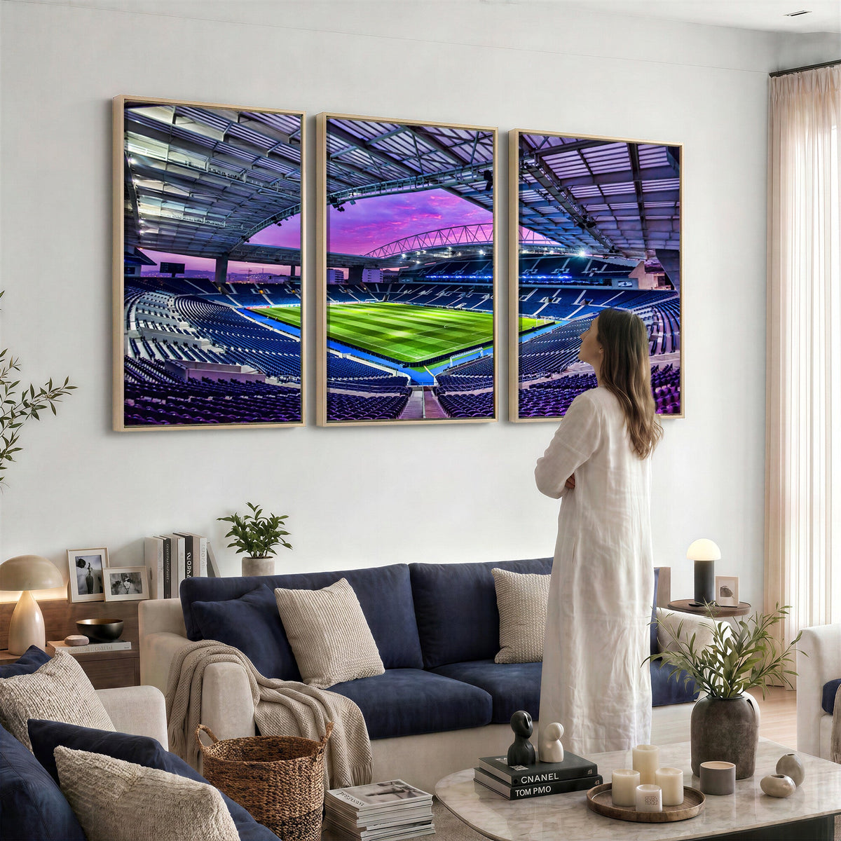 FC Porto Soccer Team Print Canvas, Dragon Stadium Wall Art