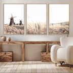 Farm Prints, Set of 6 Farmhouse Wall Art Canvas, Country House Decor