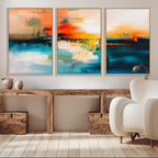 Colorful Abstract Wall Art | Bold Modern Canvas Print | Ready to Hang