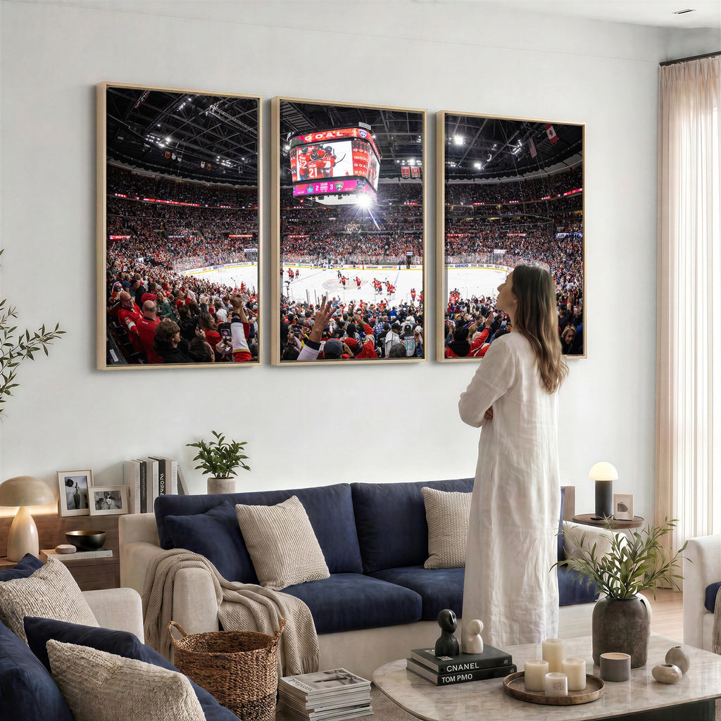 Amerant Bank Arena Wall Art Canvas Print, Hockey Arena