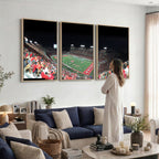 Houston Cougars Football Team Print, Houston TDECU Stadium