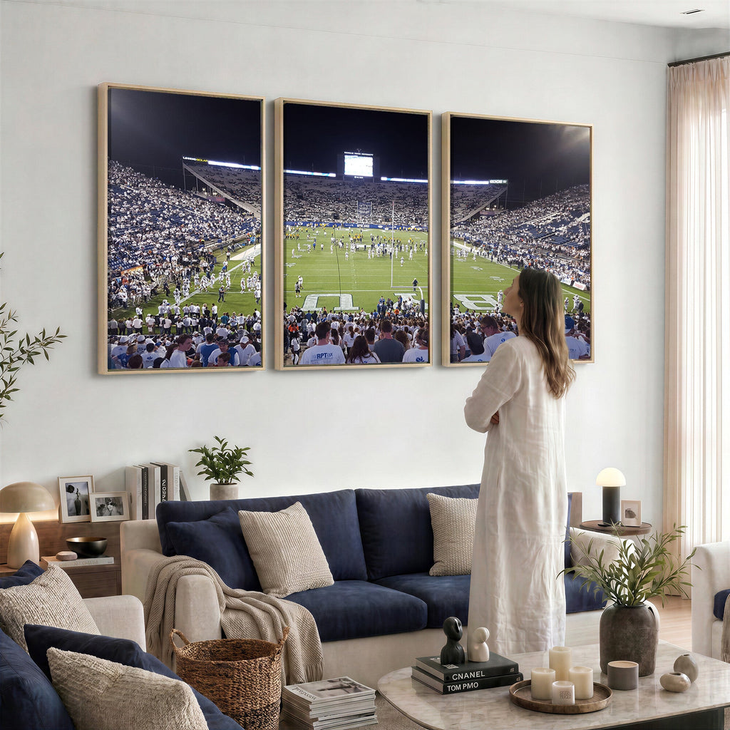 Brigham Young University Cougars Football Print Canvas