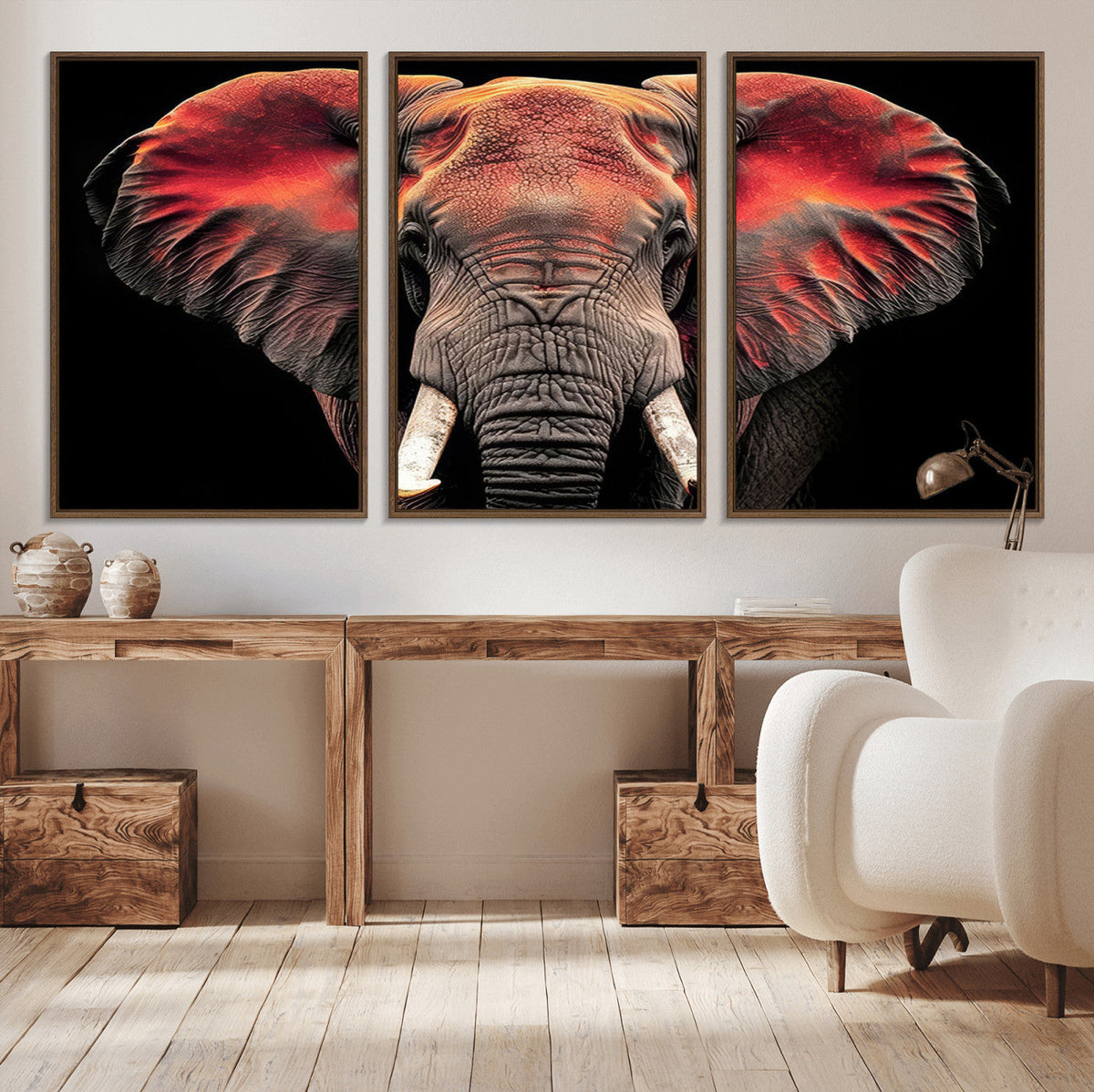 Elephant Wall Art Canvas Print