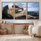 Fallen Angel Wall Art Canvas Print, Alexandre Cabanel Classic Art Reproduction