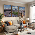 Buffalo Bills Highmark Stadium Wall Art Canvas Print, Bills Game Day Decor