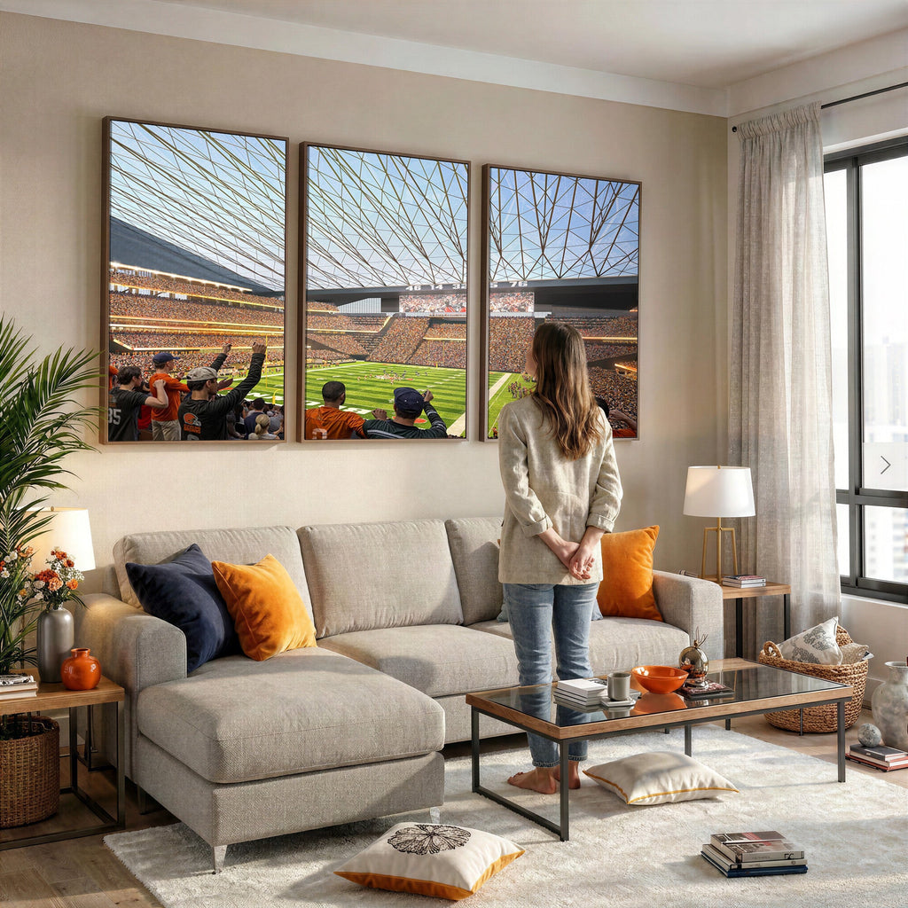 Cleveland Browns Stadium Wall Art Canvas Print