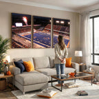 Boise State Broncos Albertsons Stadium Wall Art Canvas Print