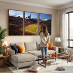 Chicago Bears Soldier Field Canvas Wall Art, NFL Stadium Panorama