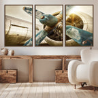 Vintage Airplane Canvas Print