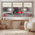 Music Cassette Iconic Wall Art Canvas Print