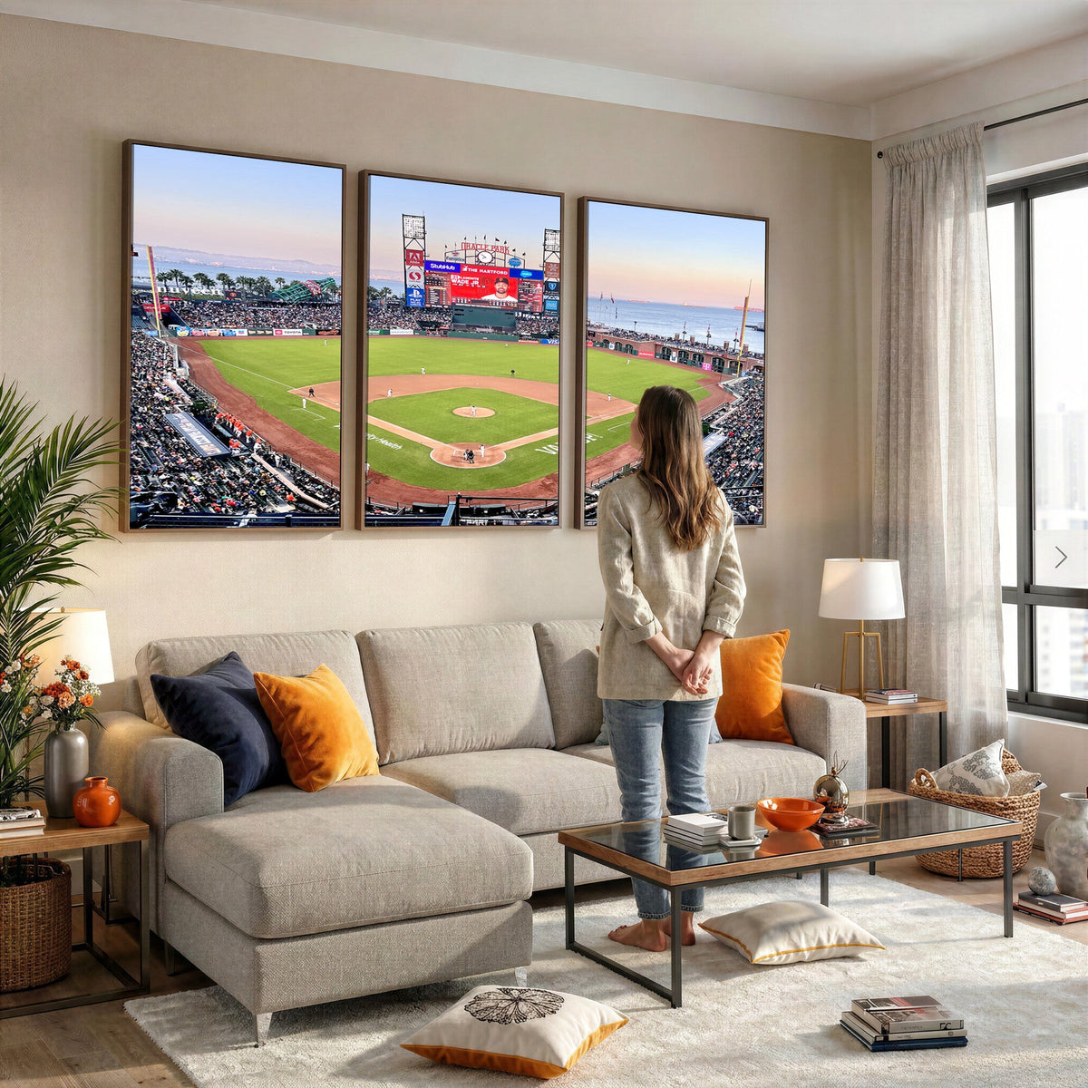 San Francisco Giants Baseball Team Print, Oracle Park