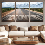 Recovery Road Wall Art Canvas Print